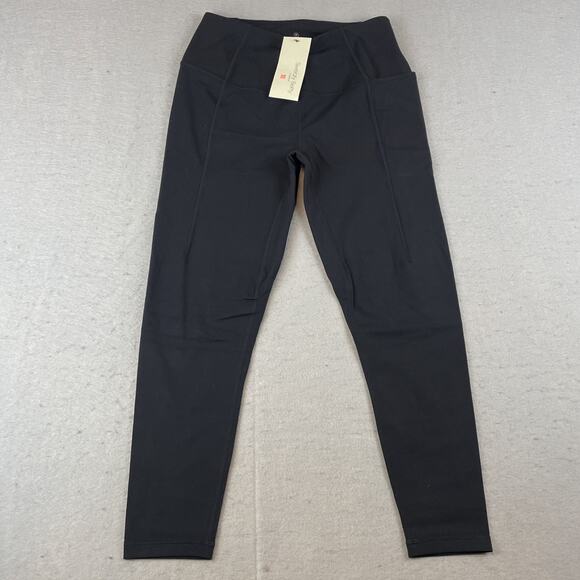Sweaty Betty Super Soft 7/8 Gym Womens Sz M Leggings Black - Picture 1 of 11